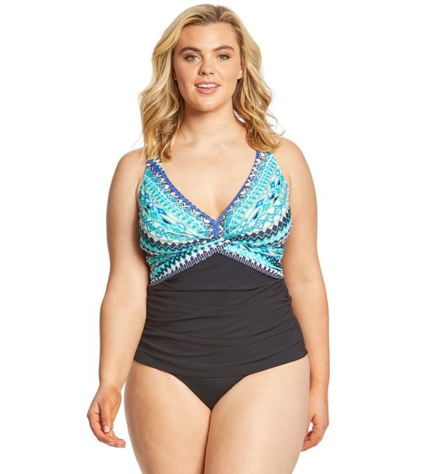 Profile by Gottex Plus Size Buena Vista Tankini Top For Discount