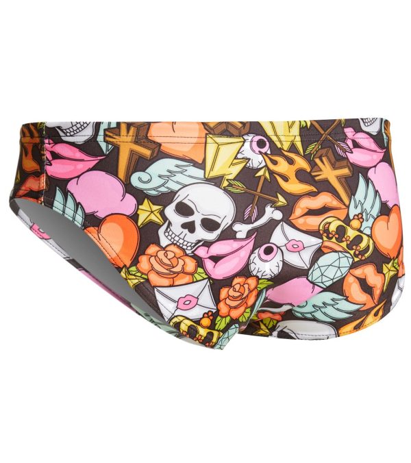 Turbo Men s Lucky Death Water Polo Brief For Sale
