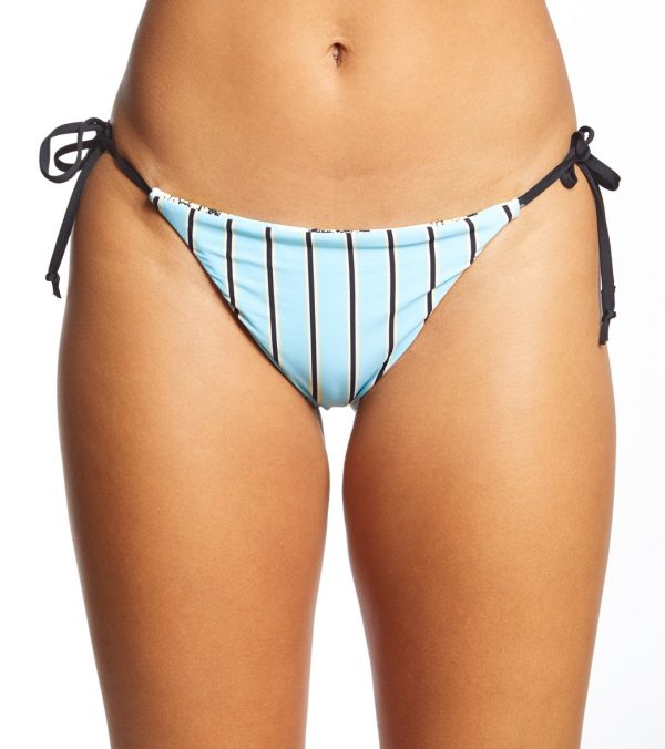Bikini Lab Pineapple Playa Reversible String Tie Side Bikini Bottom Hot on Sale - Image 5